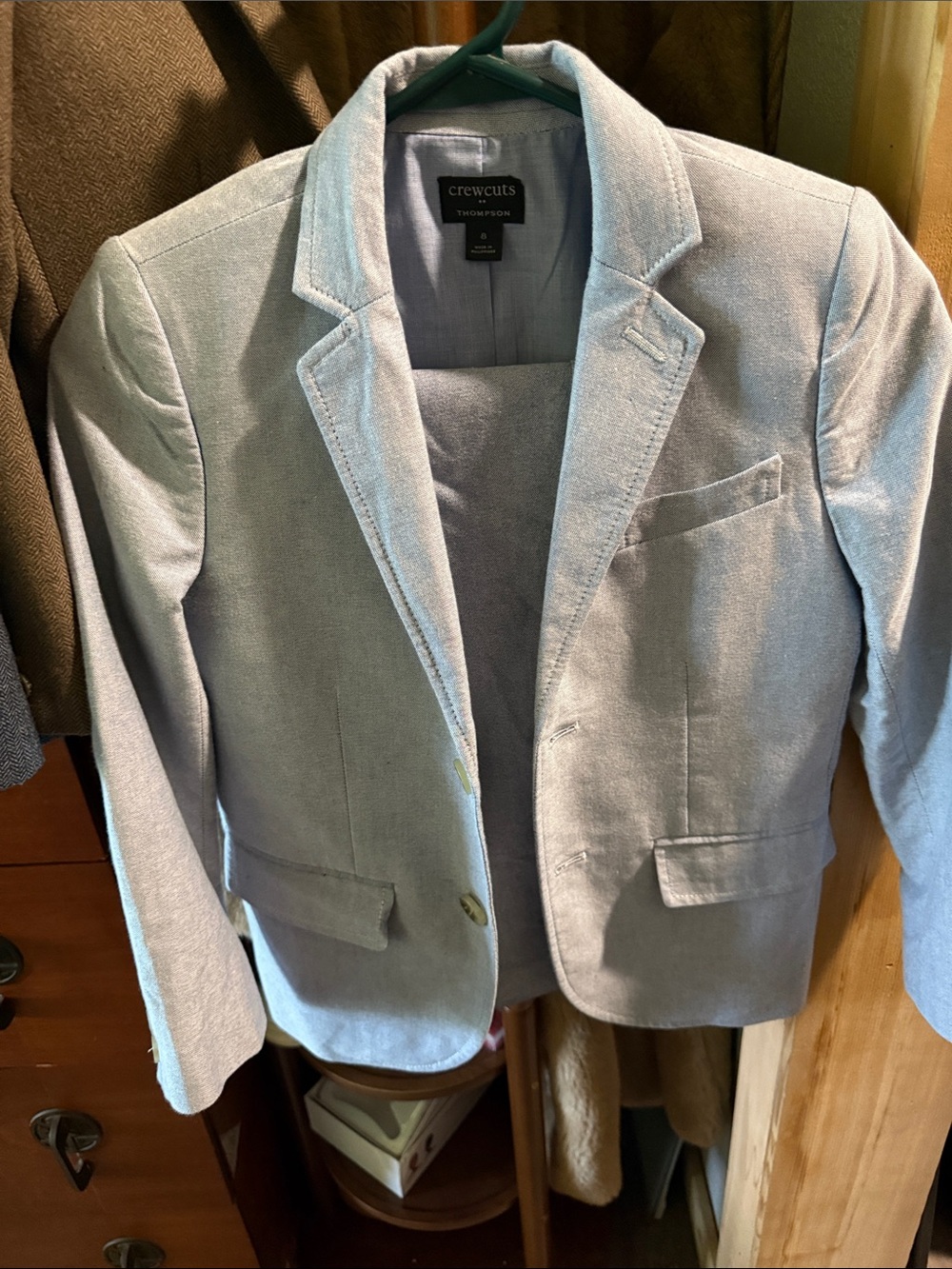 Crewcuts suit size 8